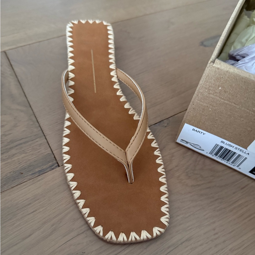 Dolce Vita Stylish Tan Flip-Flops